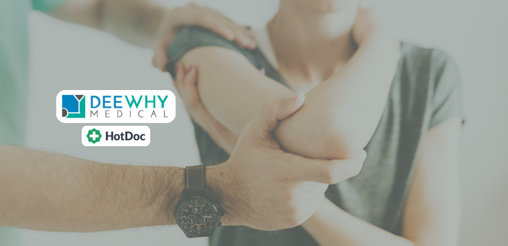 A feature image of WorkCover Consultations Available at dee why medical centre assisting patients - with the dee why medical centre logo middle left of the image